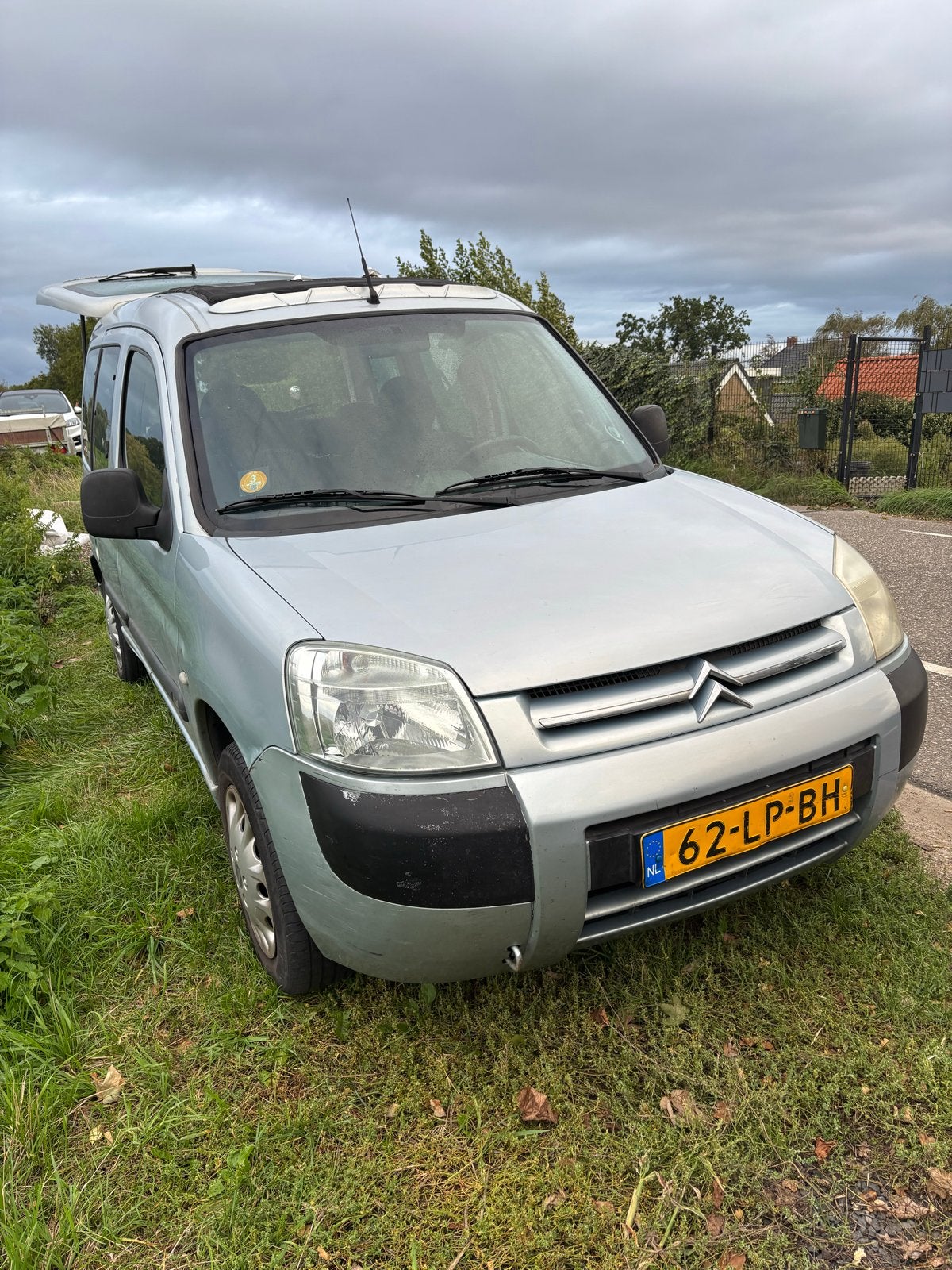 Citroën Berlingo 1.6 I 16V 2003 Blauw, Auto's, Stof, 4 cilinders, 1226 kg, Origineel Nederlands