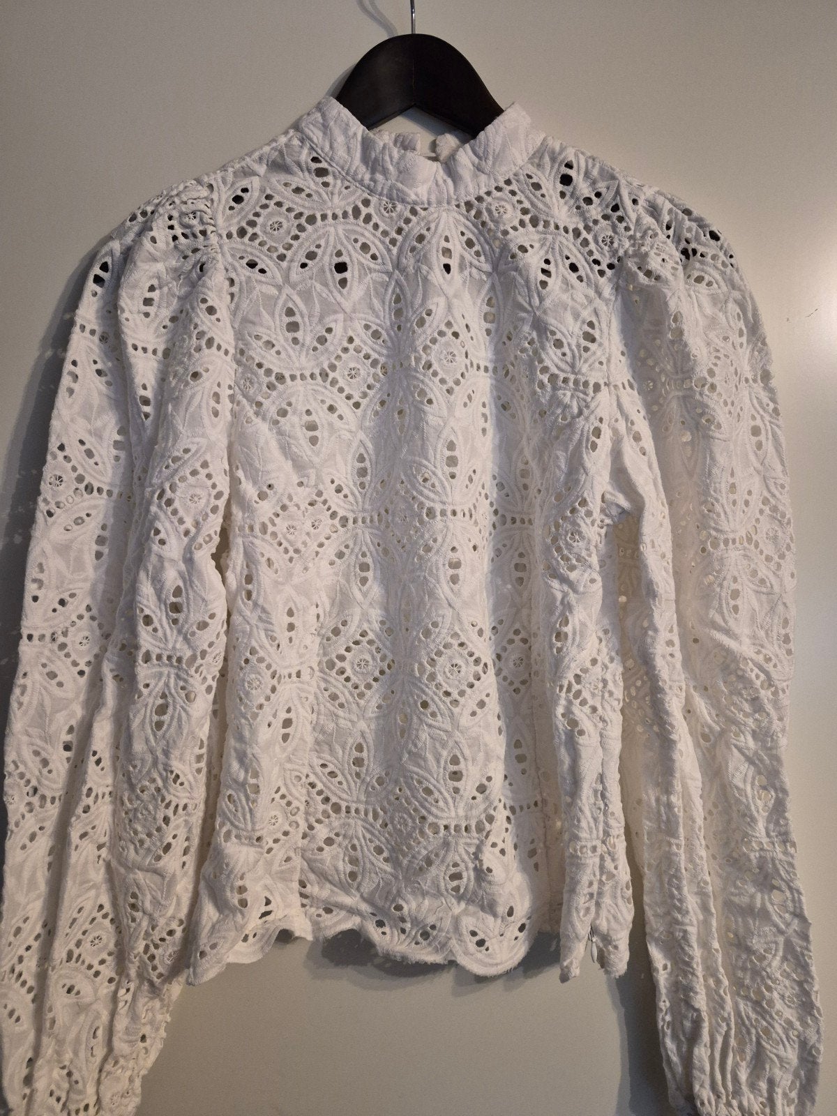 kanten blouse shoeby maat S, Wit, Ophalen of Verzenden, Zo goed als nieuw, Shoeby