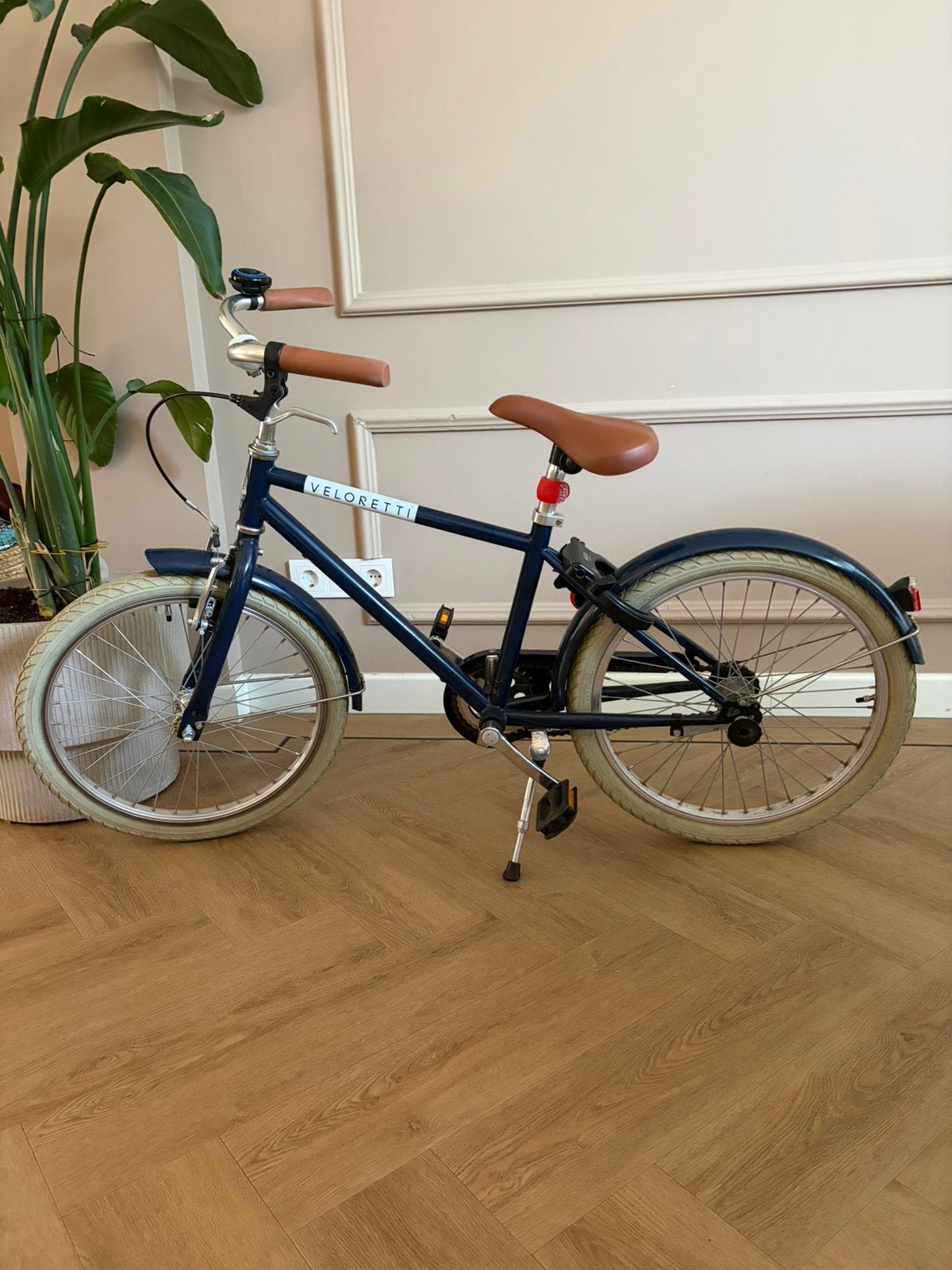 Veloretti junior fiets 20 inch donkerblauw, Ophalen, Zo goed als nieuw, 20 inch