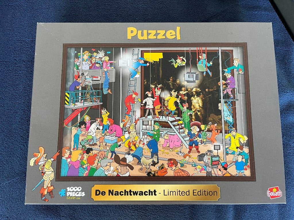 legpuzzel Nachtwacht, Ophalen, 500 t/m 1500 stukjes, Gebruikt, Legpuzzel