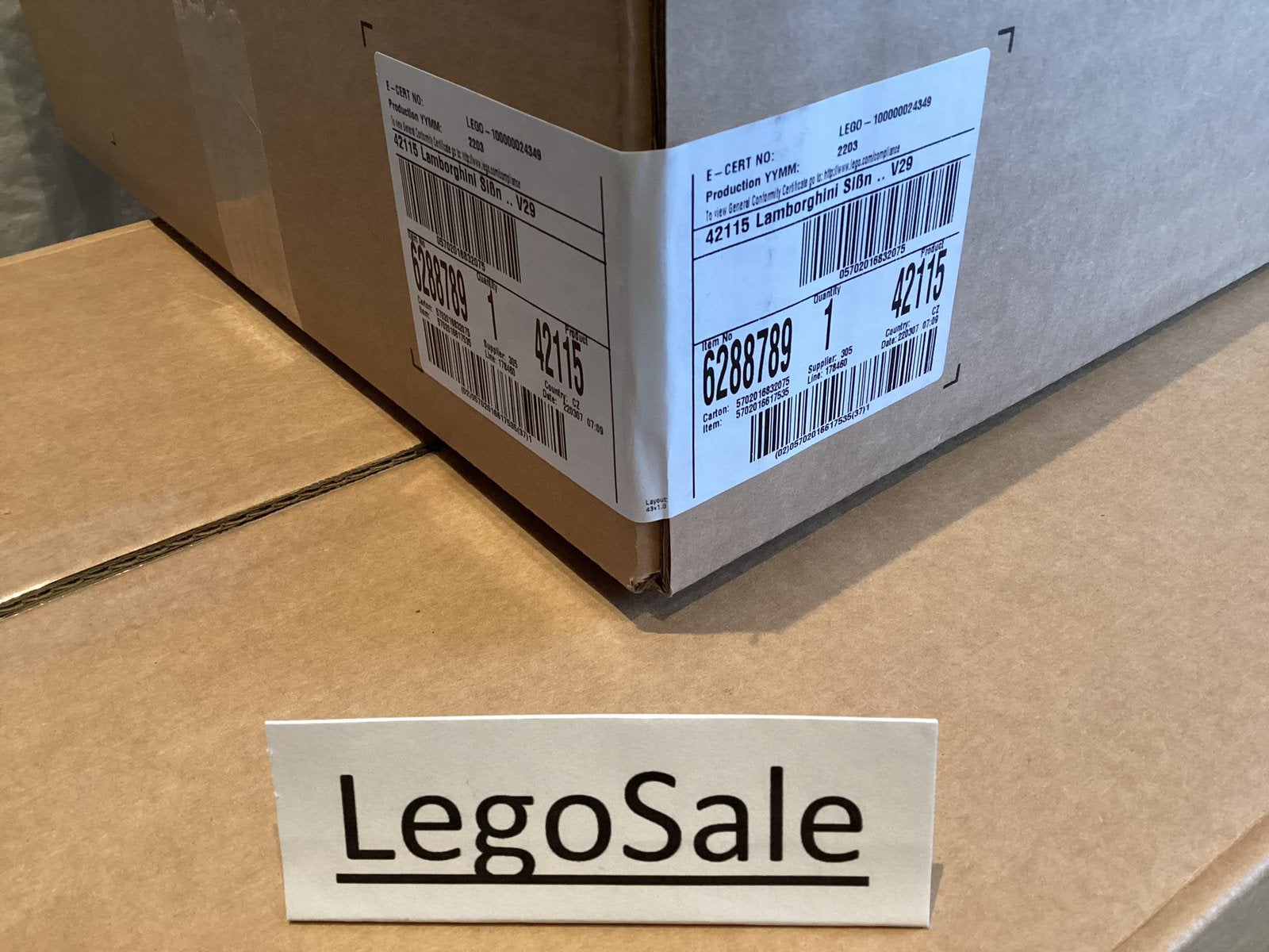 Lego Technic 42115 Lamborghini Sian Nieuw en verzegeld., Ophalen, Lego, Nieuw, Technic