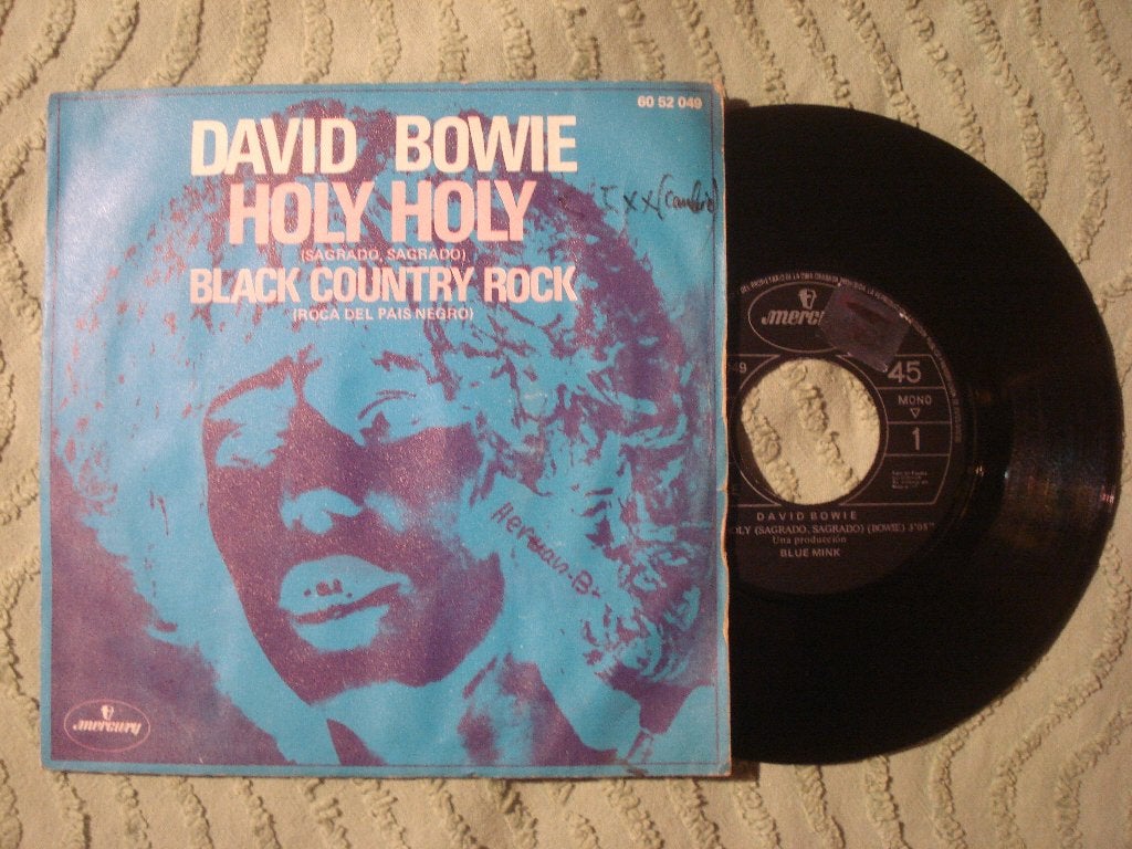 David Bowie 7" Vinyl Single: ‘Holy Holy’ (Spanje), Ophalen of Verzenden, Gebruikt, 7 inch, Rock en Metal