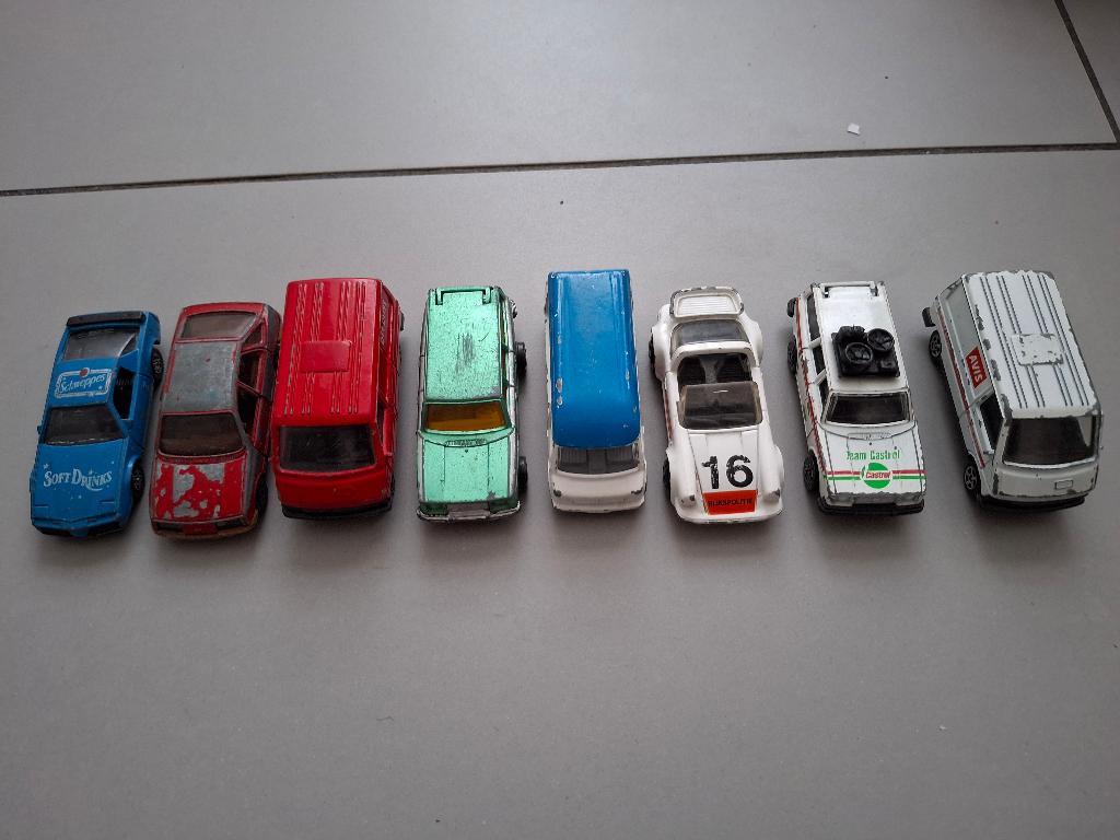 8 Corgi auto's, Ophalen of Verzenden, Gebruikt