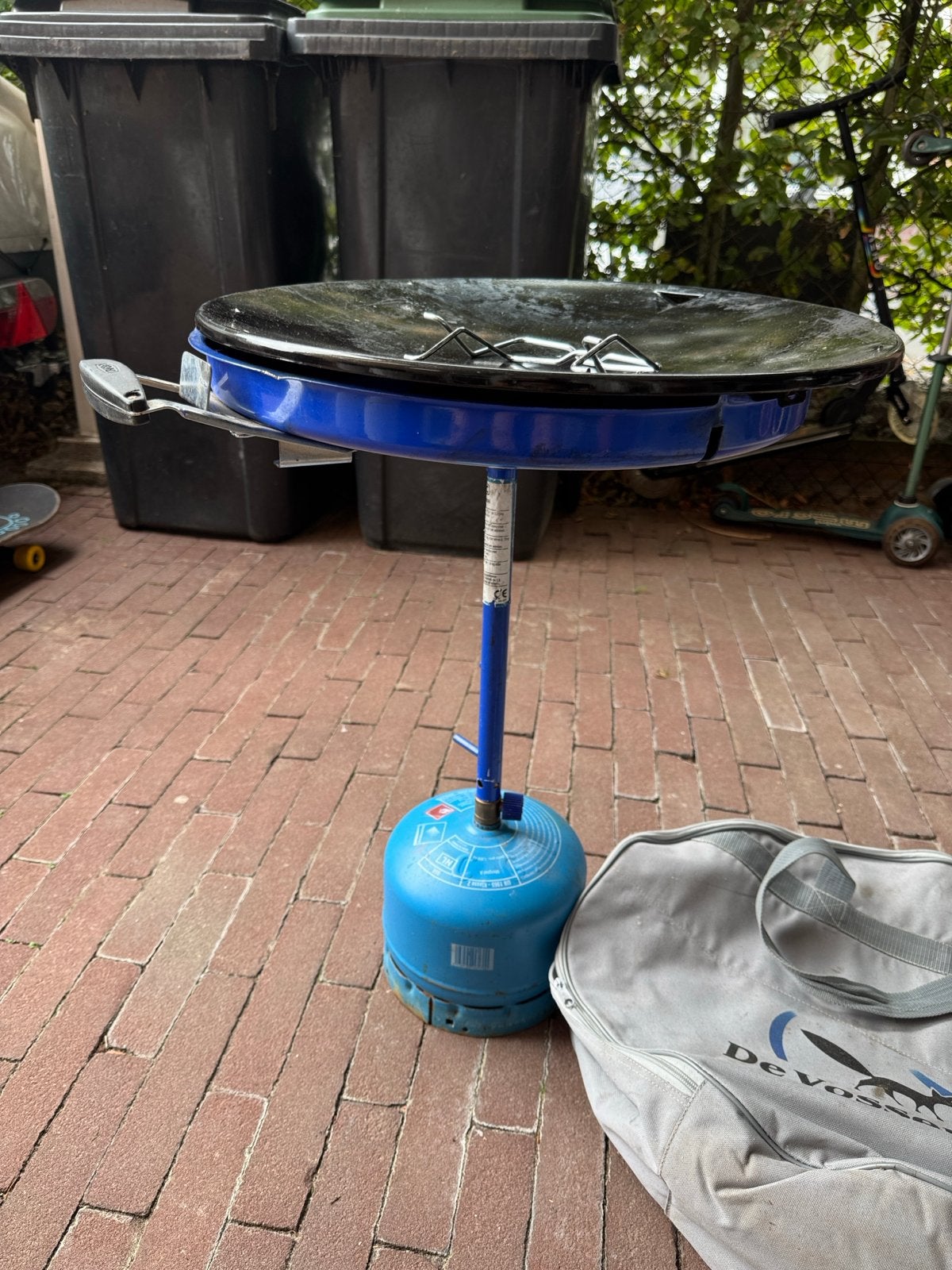 Cadac Skottelbraai met gasfles en draagtas, Ophalen, Gebruikt