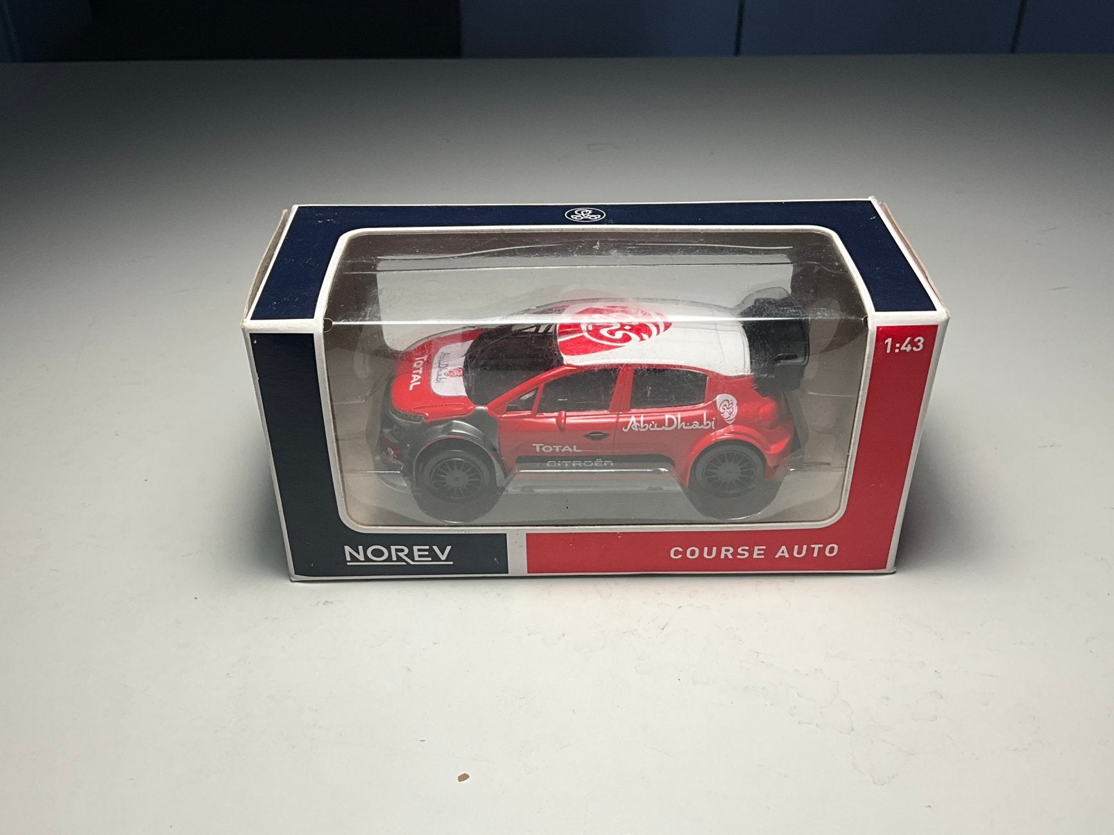 Norev - Citroën C3 WRC - Schaal 1:43, Hobby en Vrije tijd, Modelauto's | 1:43, Verzenden, Zo goed als nieuw, Auto, Norev