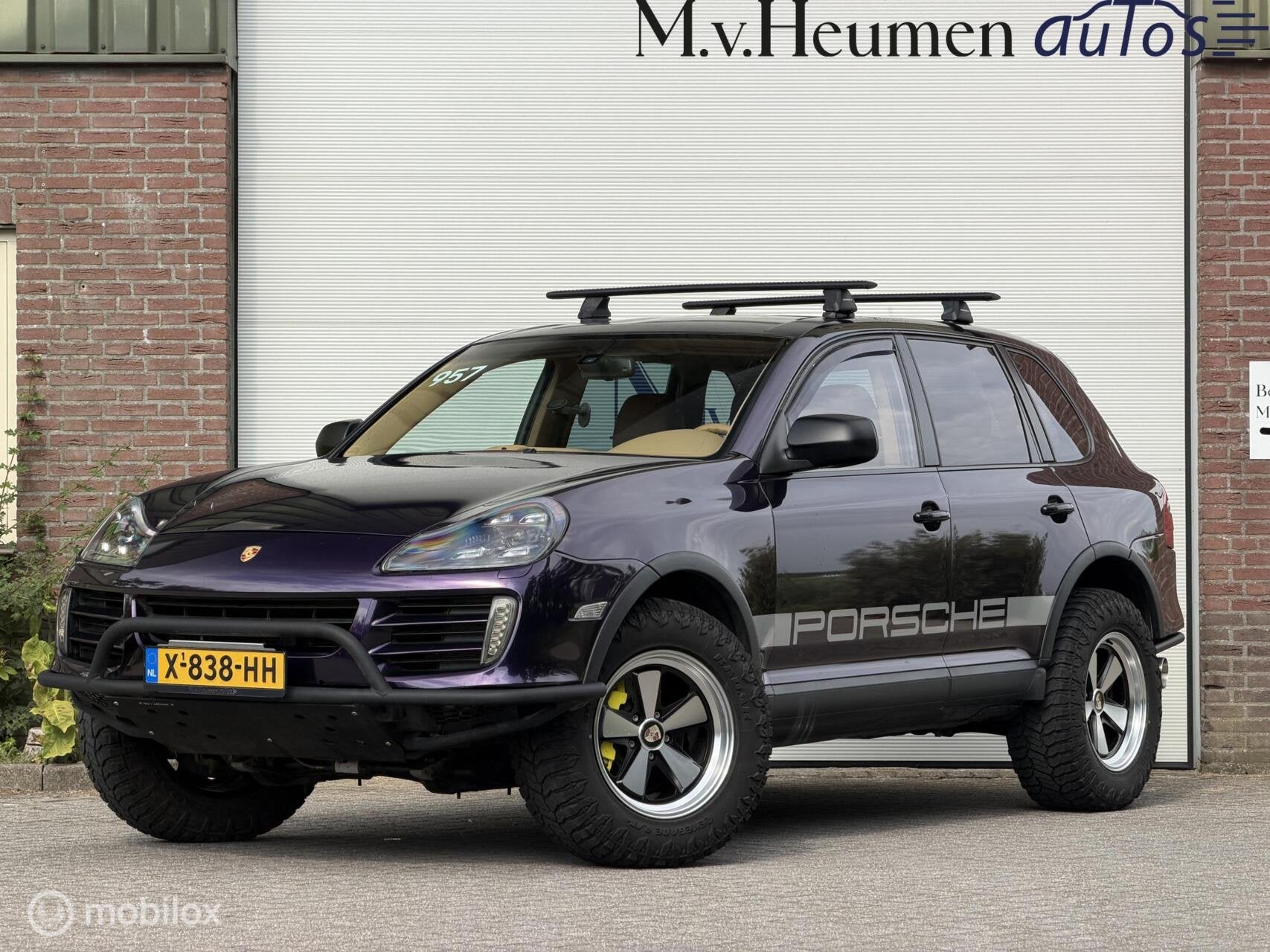 Porsche Cayenne 4.8 S Liftkit Fuchs Lierbumper Uniek, Auto's, Porsche, Automaat, Cayenne, Overige kleuren, Stoelverwarming