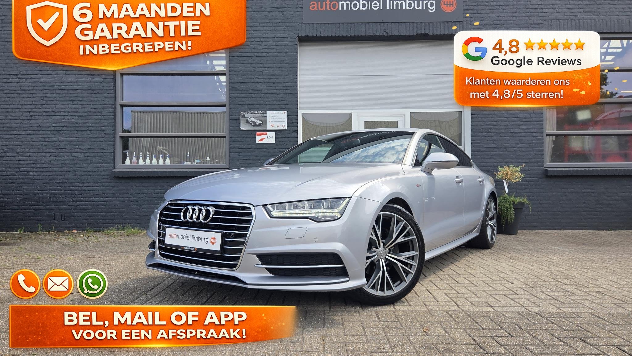 Audi A7 Sportback S line edition | BOSE | DAB | LED | MMI+ |, Auto's, Audi, Gebruikt, Bedrijf, 93 €/maand, 1700 kg