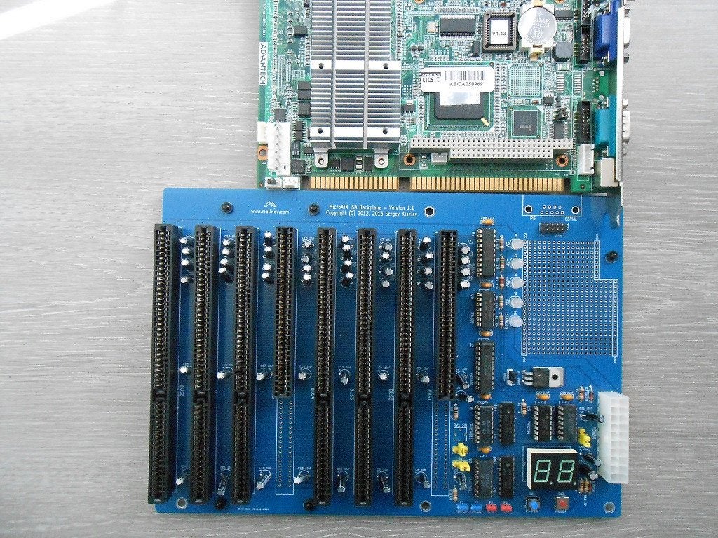 Advantech PCA-6781 ISA Single Board Computer met Backplane, Verzenden