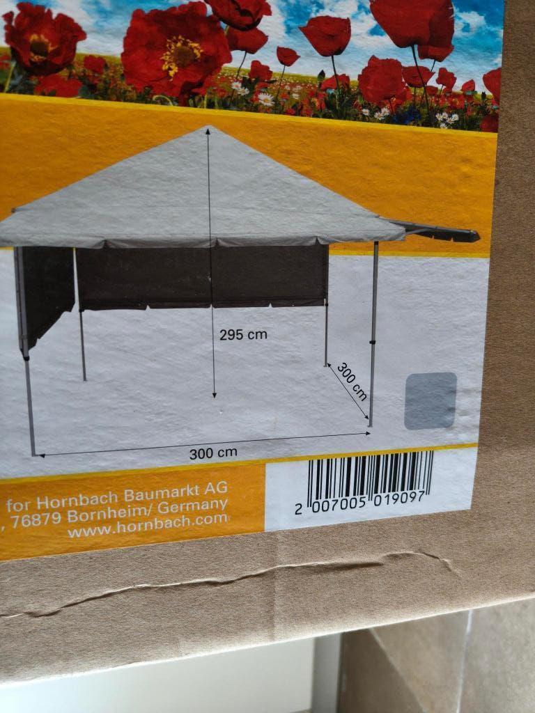 paviljoen, Ophalen, Opvouwbaar, Minder dan 4 meter, Zo goed als nieuw