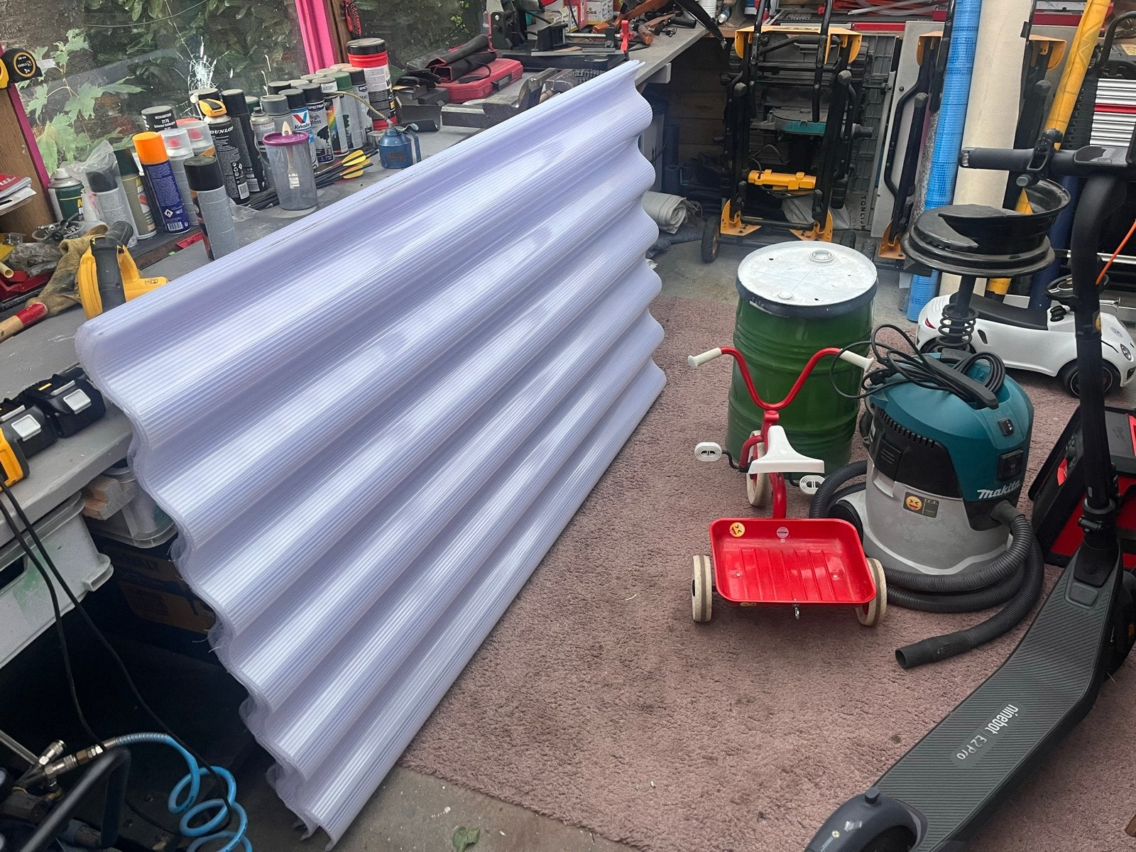 Transparante Polycarbonaat Golfplaten voor Dakbedekking, Ophalen, Nieuw, Overige materialen, Minder dan 20 mm