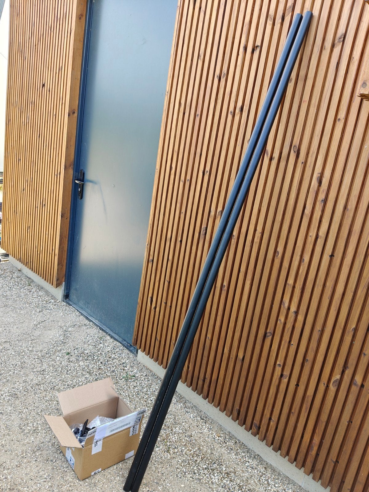 Stalen buizen outdoor zwart 33,7x2,6mm 3 lengtes, Doe-het-zelf en Verbouw, Ophalen, Nieuw
