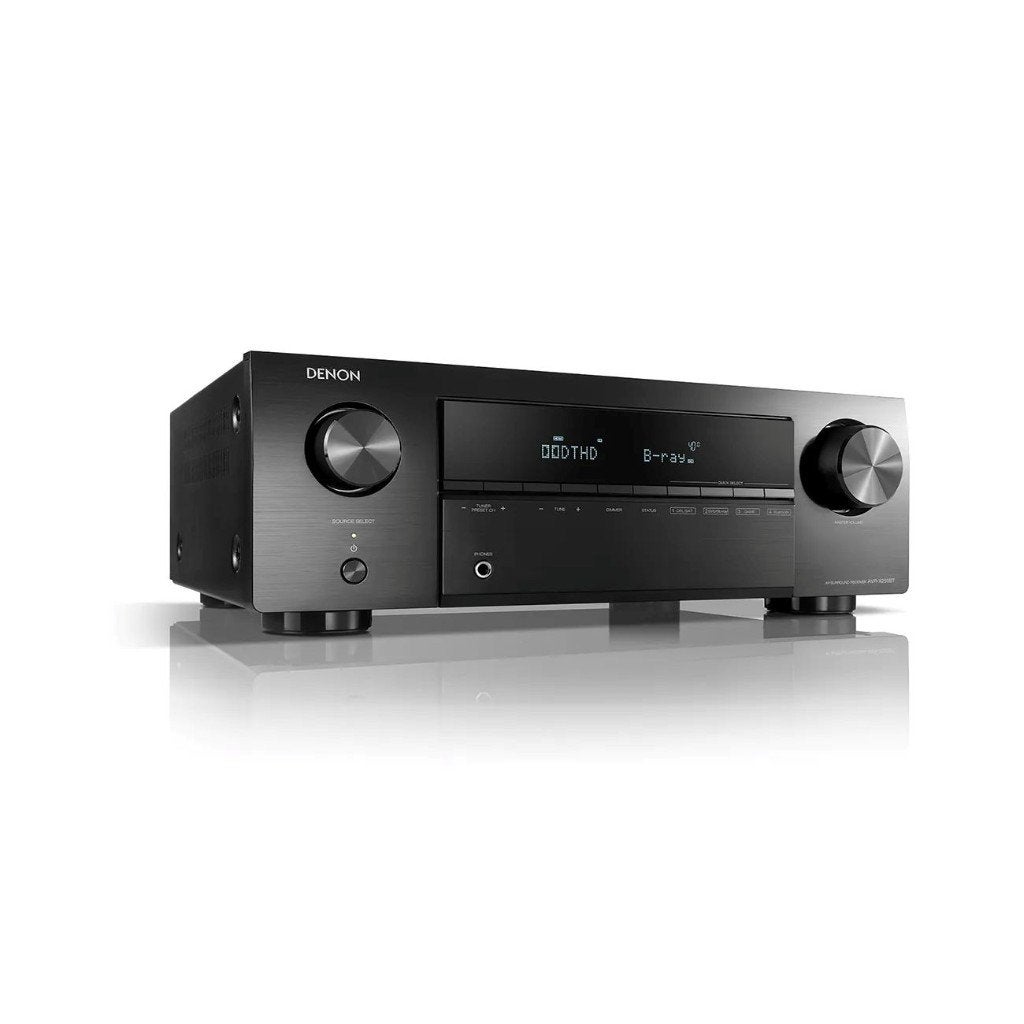 5.1 speakers jamo  +denon   receiver avr-x250bt nu €150., Ophalen, Denon, Zo goed als nieuw, 60 tot 120 watt