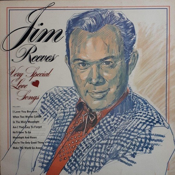 Jim Reeves - Very Special Love Songs LP, LP, Gebruikt, Ophalen of Verzenden, 12 inch