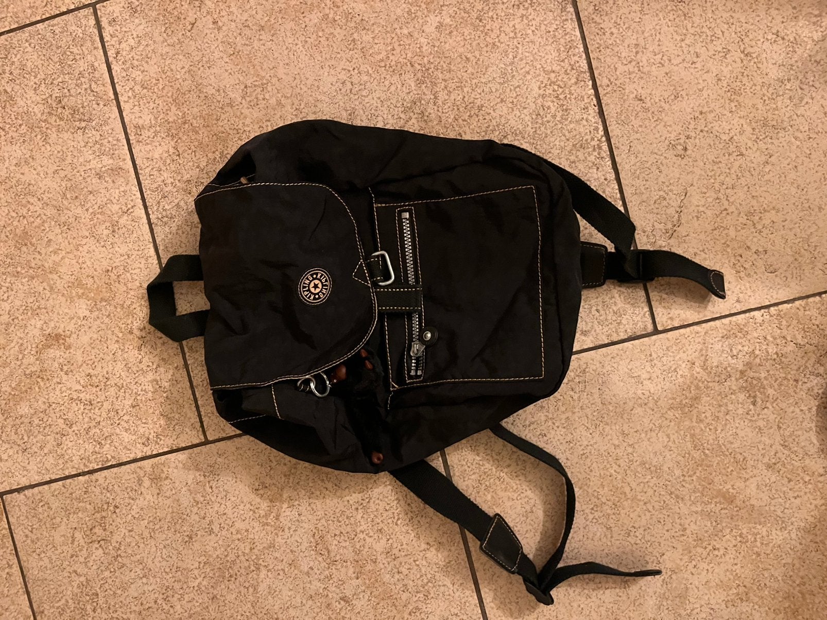 Kipling rugzak, Ophalen, Zo goed als nieuw, Blauw