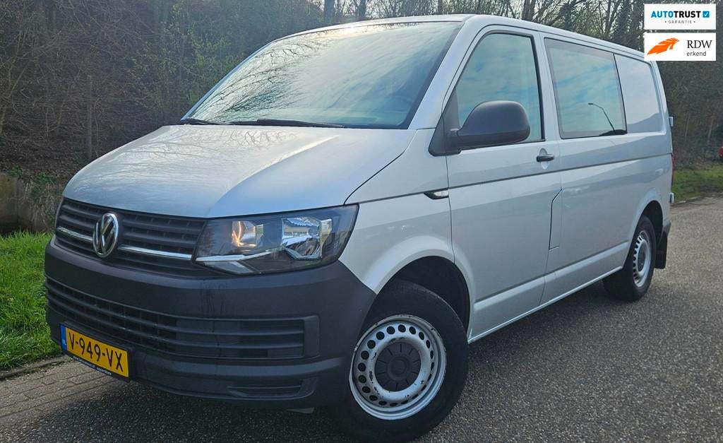 Volkswagen Transporter 2.0 TDI L1H1 6 Persoons Airco MARGE!, Auto's, Bestelauto's, Voorwielaandrijving, Stof, Gebruikt, Euro 6