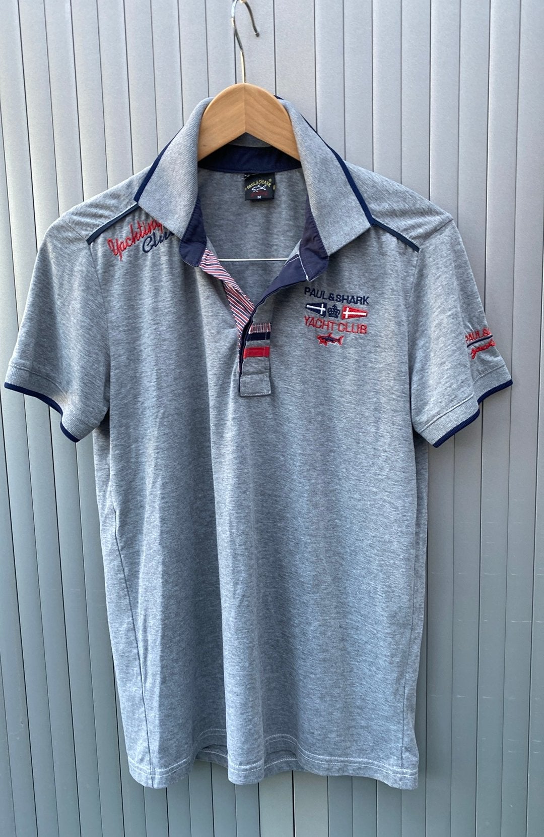 Paul & Shark polo M grijs, Ophalen of Verzenden, Zo goed als nieuw, Maat 48/50 (M), Grijs