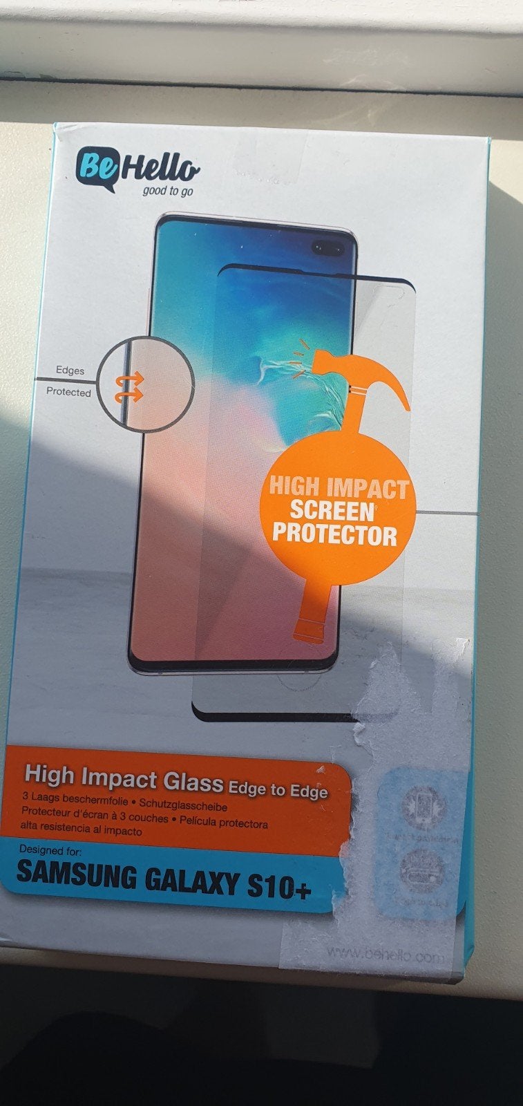 BeHello High Impact Screenprotector Samsung Galaxy S10 Plus, Ophalen of Verzenden, Nieuw, Bescherming, Samsung