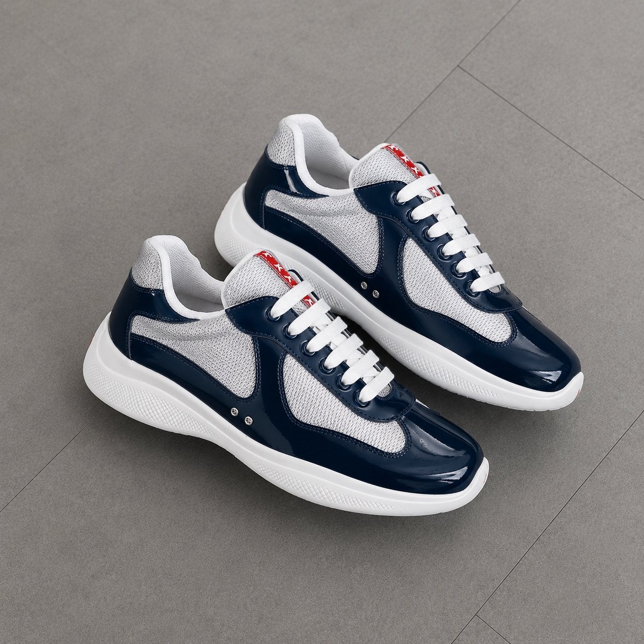 Prada America's Cup Navy Blue, Kleding | Heren, Schoenen, Blauw, Nieuw, Ophalen of Verzenden, Sneakers of Gympen