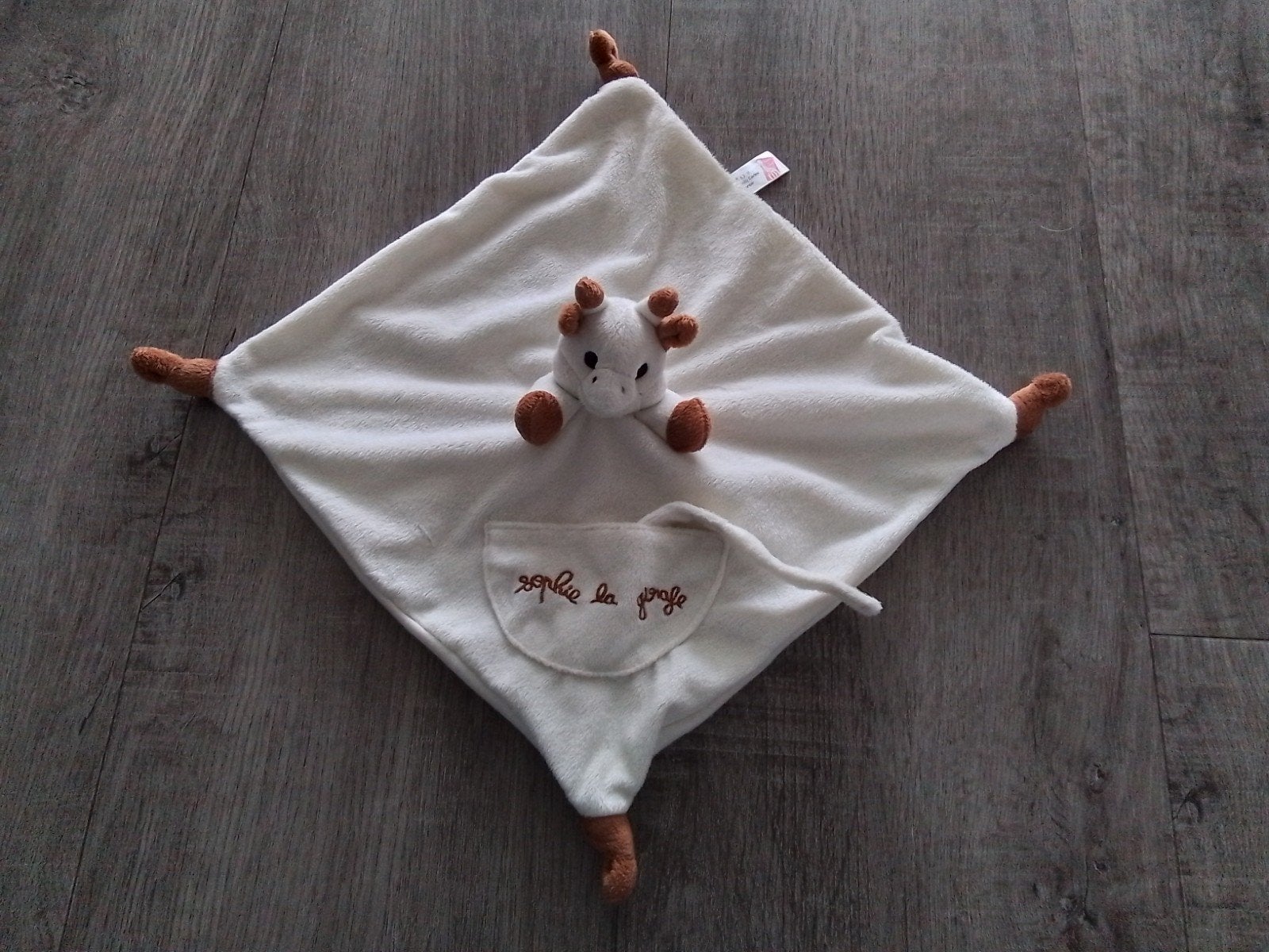 Sophie la girafe knuffeldoekje, Ophalen of Verzenden, Zo goed als nieuw