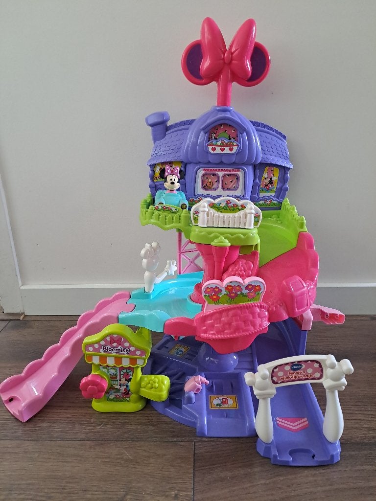 VTech Toet Toet Auto's Disney Minnie's Winkelparadijs, Ophalen, Zo goed als nieuw, 2 tot 4 jaar