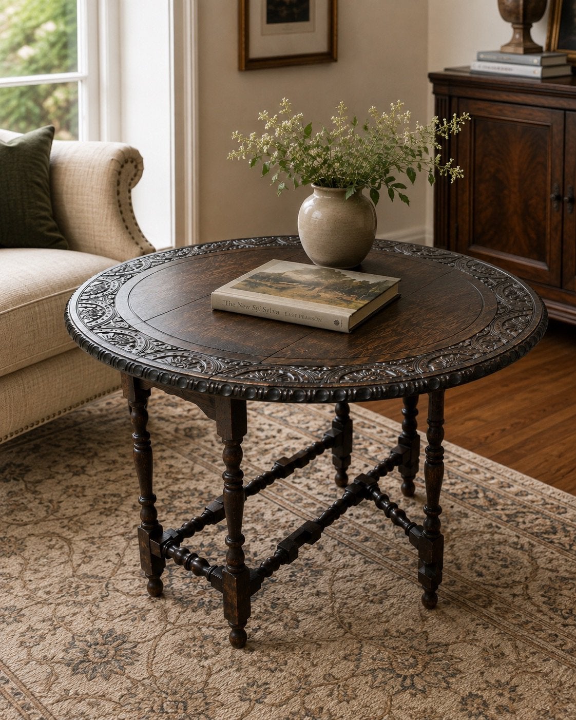 Ca. 1900 Antieke Engelse eiken inklapbare gateleg tafel, Antiek en Kunst, Ophalen