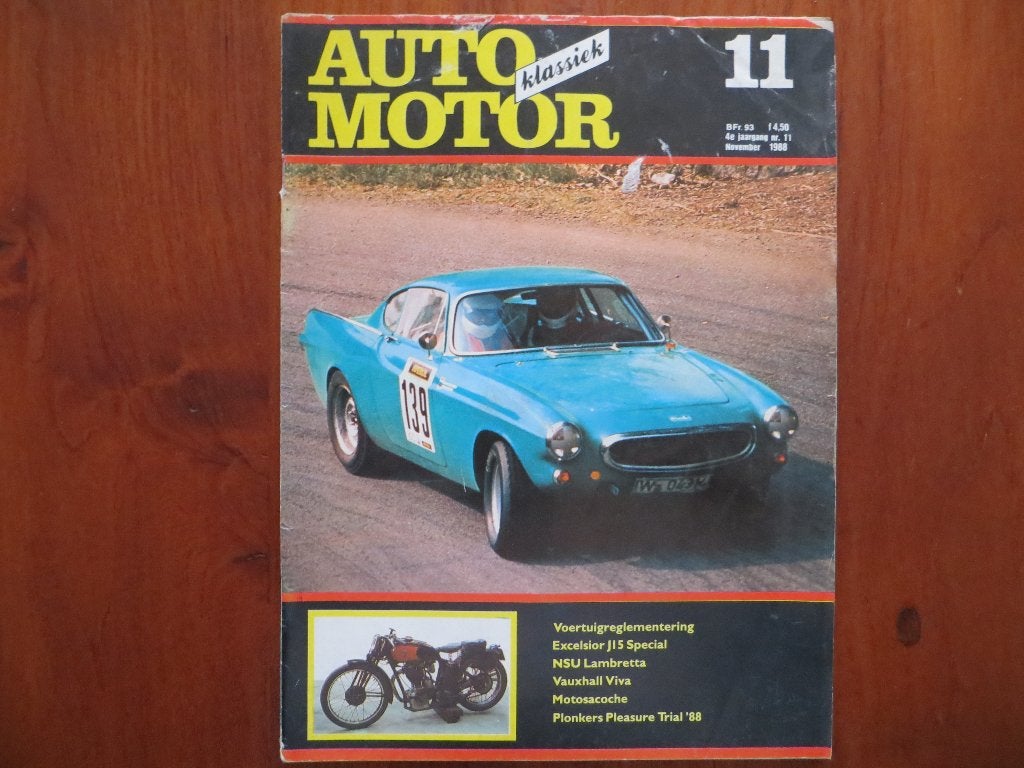 Auto Motor Klassiek 11 1988 Excelsior 500cc J15 Special, Ophalen of Verzenden, Gelezen, Overige merken