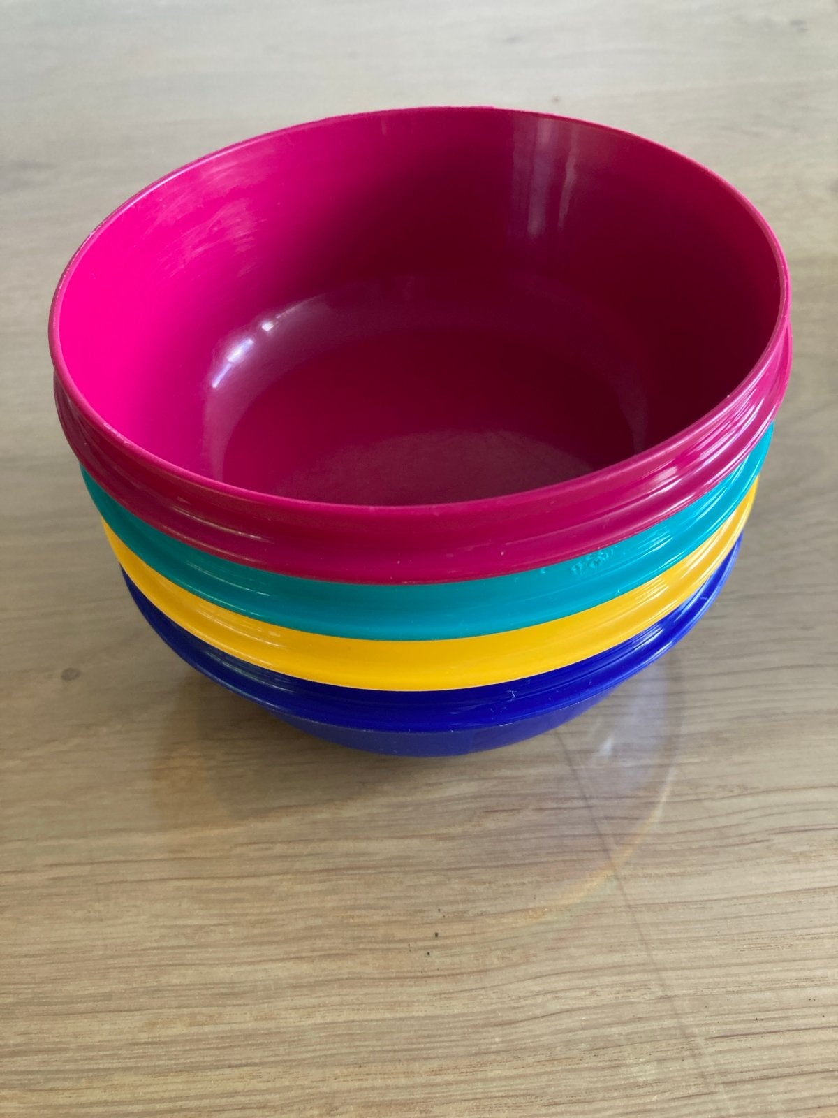 Tupperware schaaltjes set van 4 - 300 ml, Gebruikt, Overige kleuren, Schaal, Ophalen of Verzenden