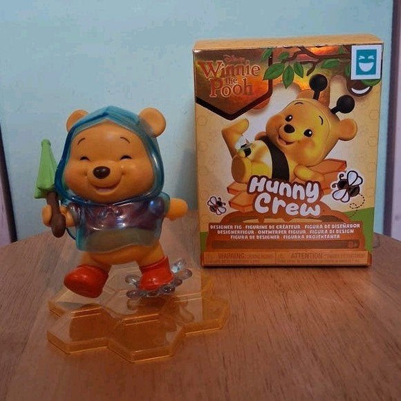 Winnie the pooh, hunny crew figuurtje, Ophalen of Verzenden, Zo goed als nieuw