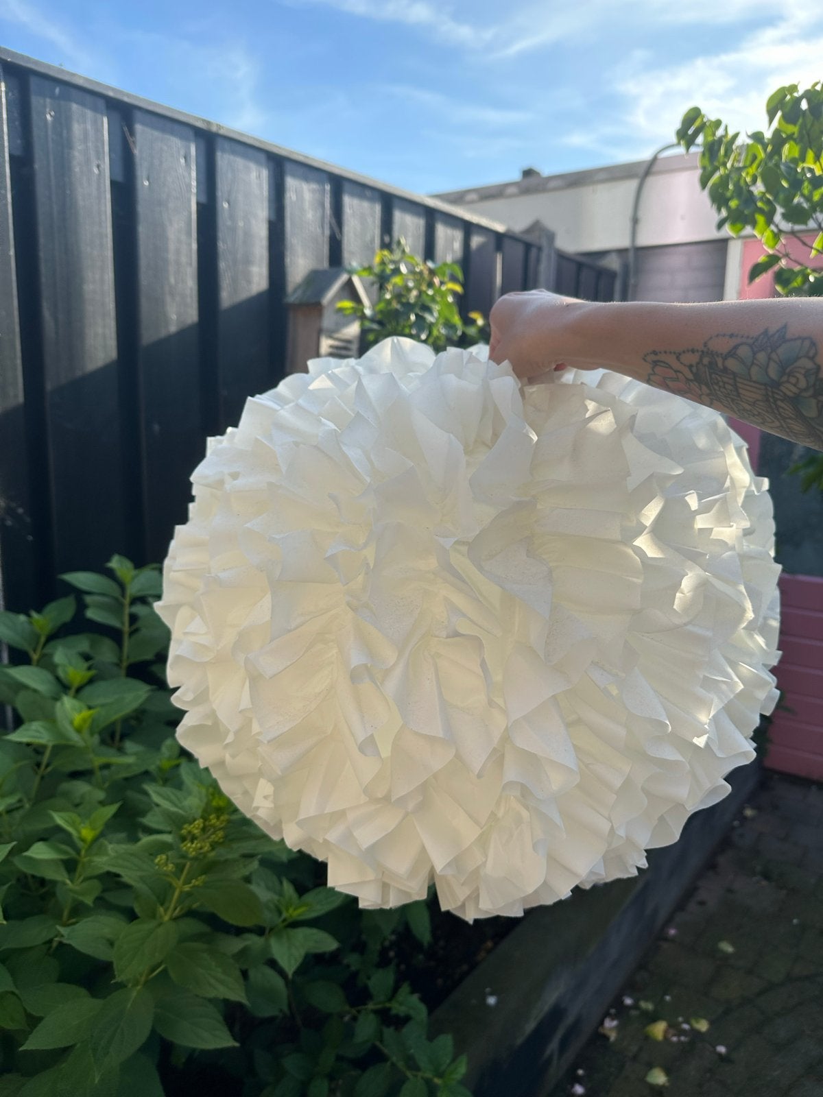 IKEA VINDKAST hanglamp - Wit, 50 cm, Huis en Inrichting, Lampen | Hanglampen, Ophalen of Verzenden, Zo goed als nieuw