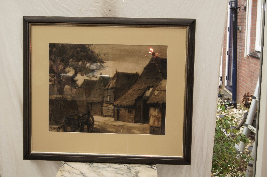 Cornelis Pieter de Wit, Antiek en Kunst, Kunst | Schilderijen | Klassiek, Ophalen, Origineel werk, Landschap