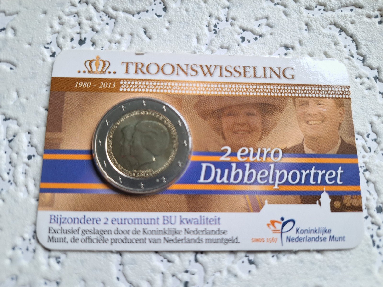 2 euro coincard Nederland 2013 Dubbelportret (BU Kwaliteit), Postzegels en Munten, Munten | Nederland, Ophalen of Verzenden, Koningin Beatrix