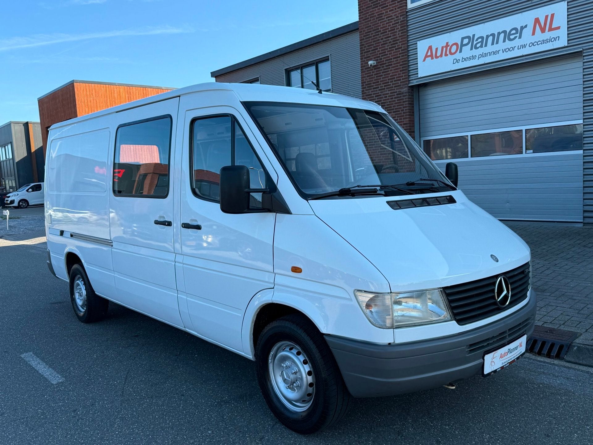 Mercedes-Benz Sprinter 314! Btw Vrij! 3-Persoons!, Auto's, Gebruikt, Overige modellen, CNG (Aardgas), Wit