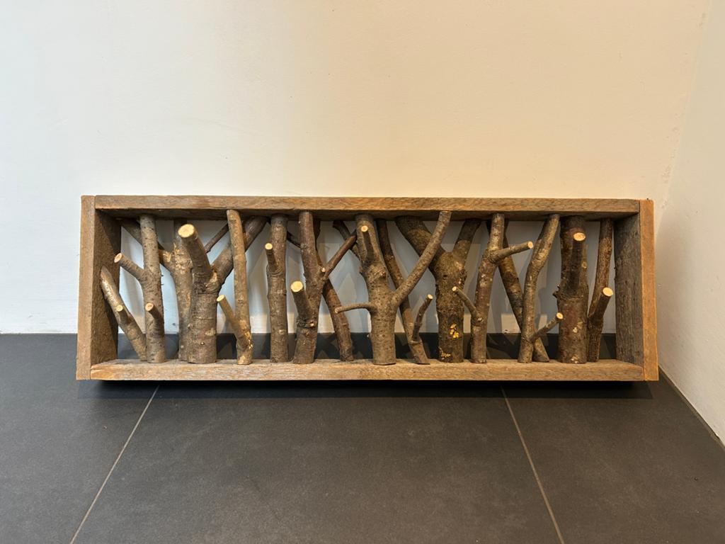 Design kapstok 95x30cm, Ophalen, Zo goed als nieuw