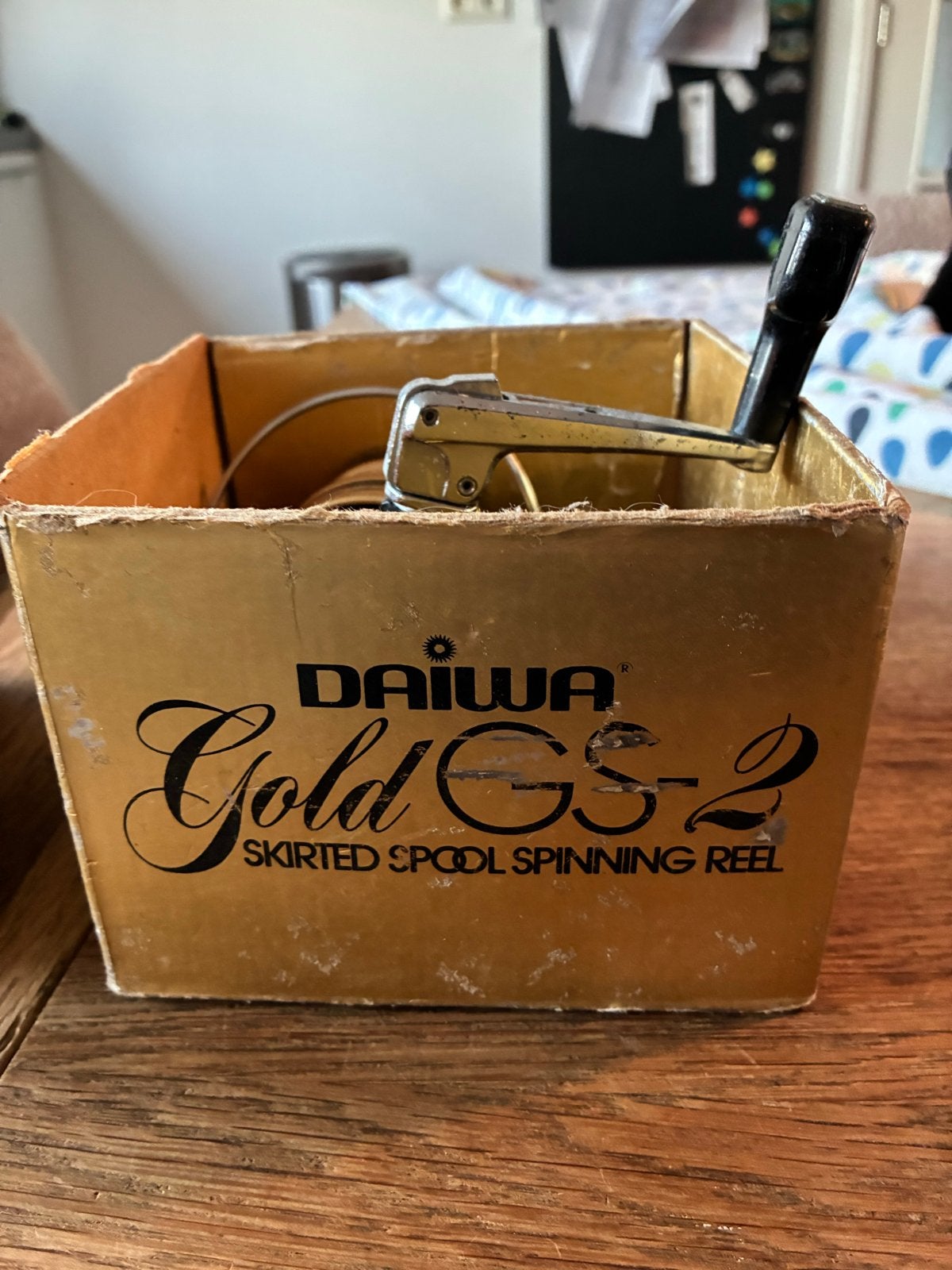 Daiwa Gold GS-2 Werphengelmolen - Vintage en Functioneel, Ophalen, Gebruikt, Molen