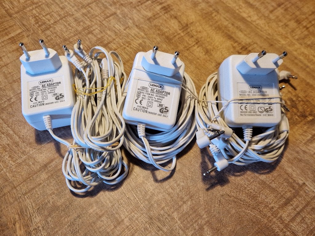 Diverse 3 en 4,5 volt adapters, Verzenden, Zo goed als nieuw