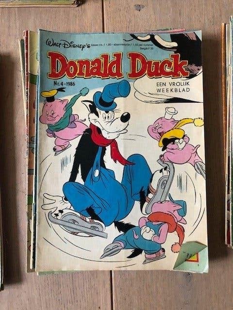 14 Donald Ducks uit 1986, Gelezen, Ophalen of Verzenden, Donald Duck, Meerdere stripboeken