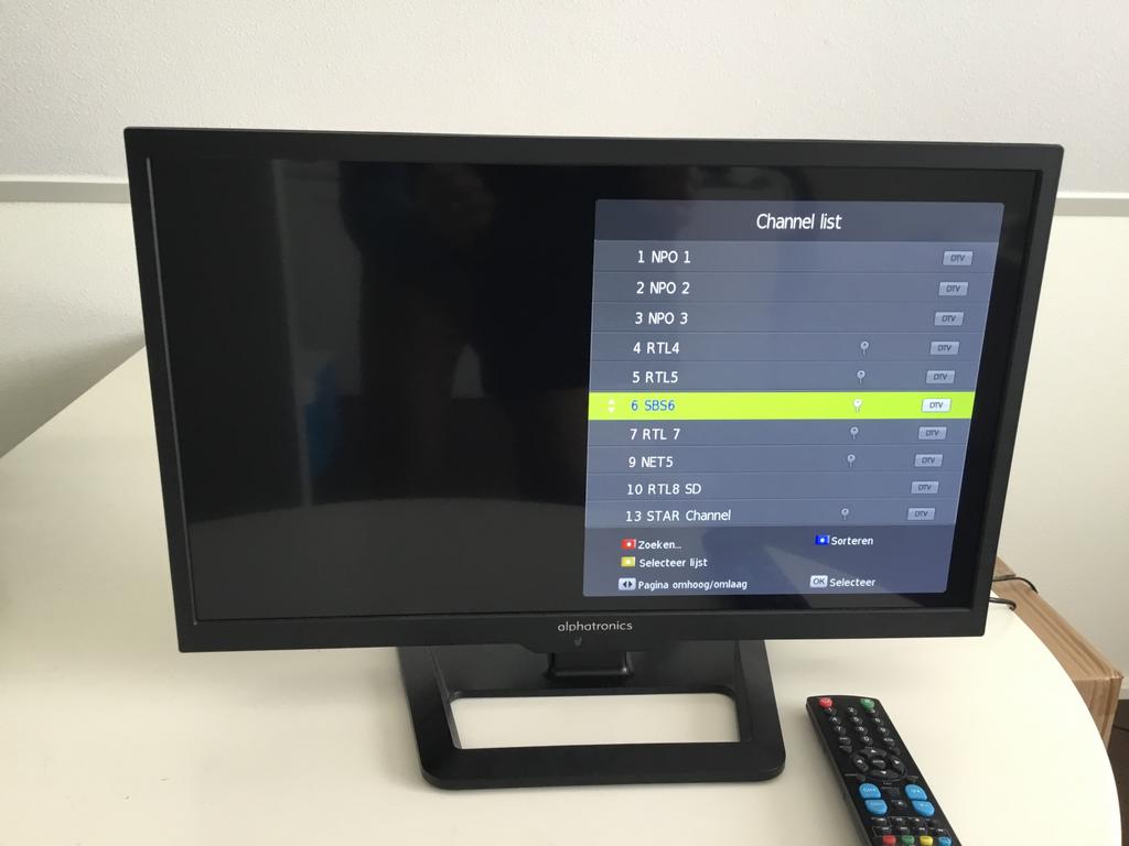 Alphatronics SL-22 DSB televisie, Gebruikt, 50 Hz, 40 tot 60 cm, Ophalen