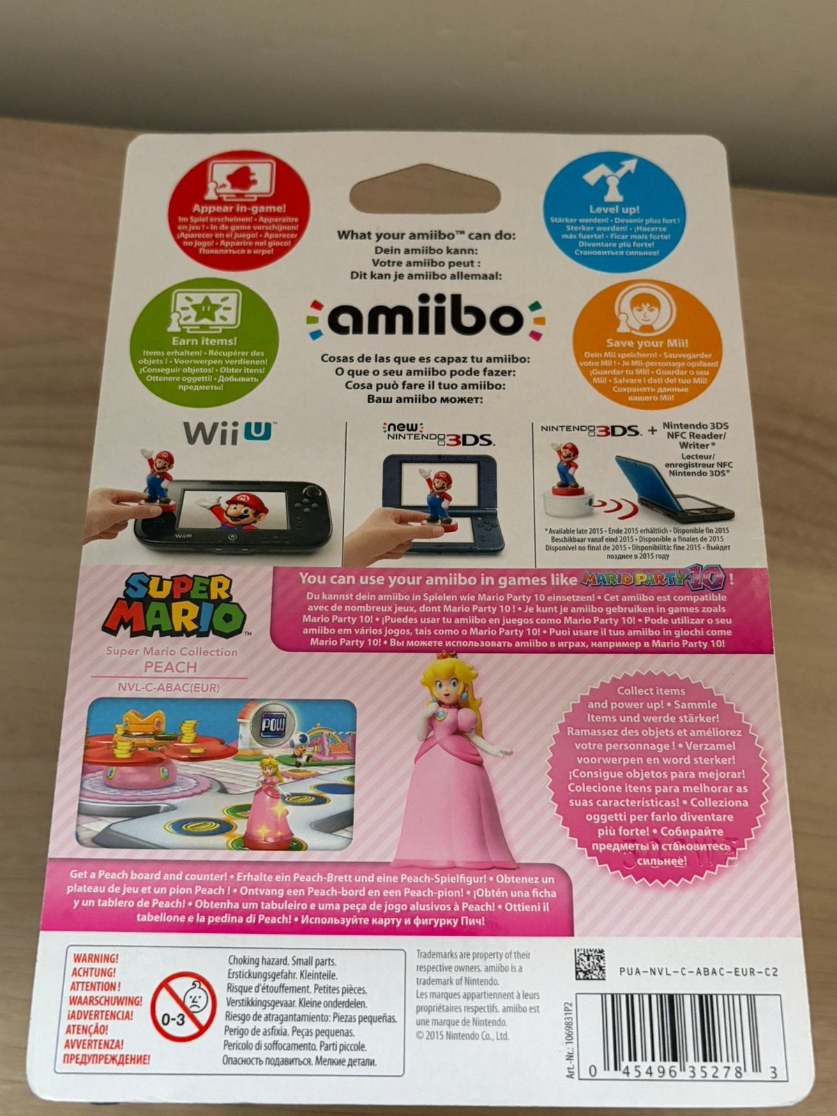 Nintendo Peach amiibo – Super Mario Collection – Boxed EUR, Support@nintendo.eu, 11-1 Hokotate-cho, Kamitoba, Minami-ku, Kyoto 601-8501, Japan