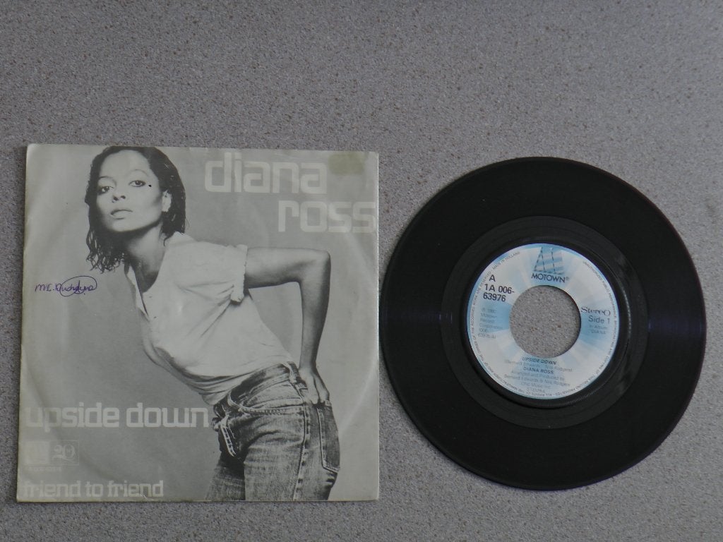 Diana Ross - Upside down VINYL SINGLE, Cd's en Dvd's, Gebruikt, 7 inch, Pop, Fotohoes