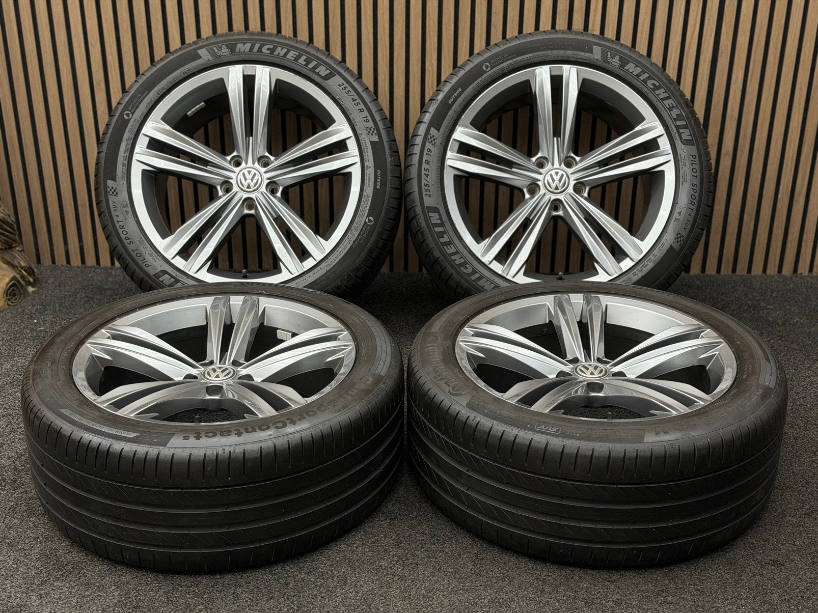 Originele 19 inch VW Tiguan 5N Sebring 5x112 ET38 255/45/19, 255 mm, ., Banden en Velgen, .