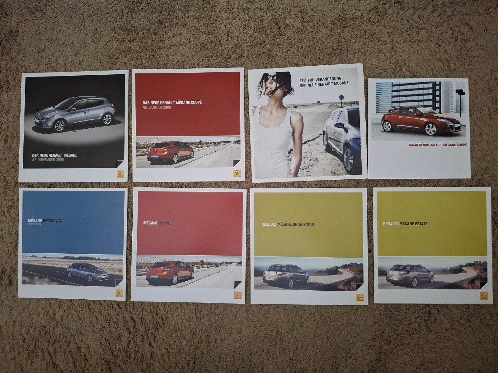 lot autofolders Renault Megane 3e generatie, Boeken, Auto's | Folders en Tijdschriften, Verzenden, Renault