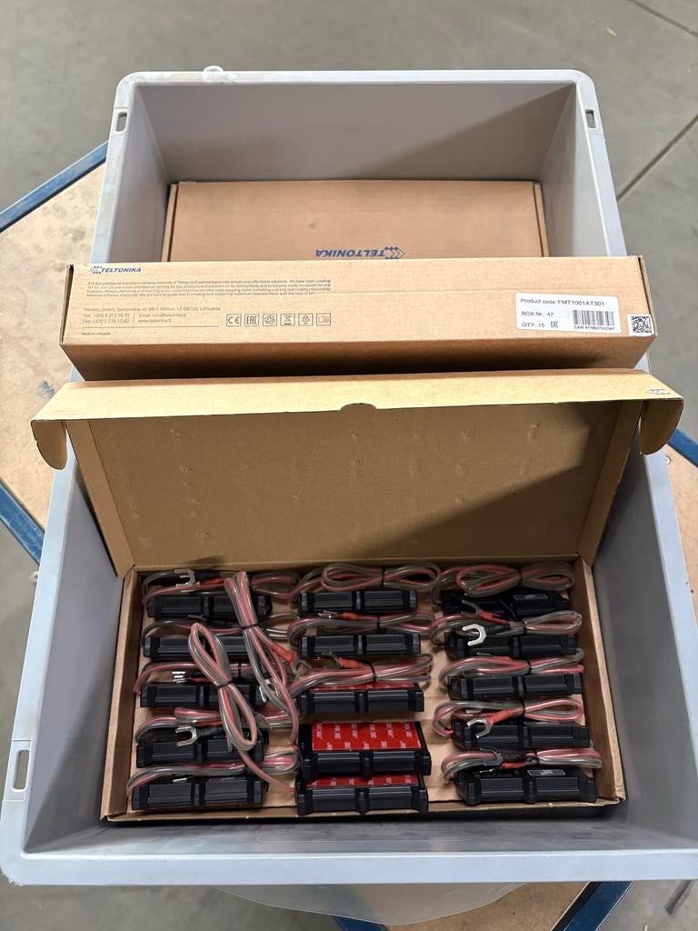 Partij Teltonika FMT1001AT301 GPS Trackers (60 stuks), Ophalen of Verzenden, Nieuw