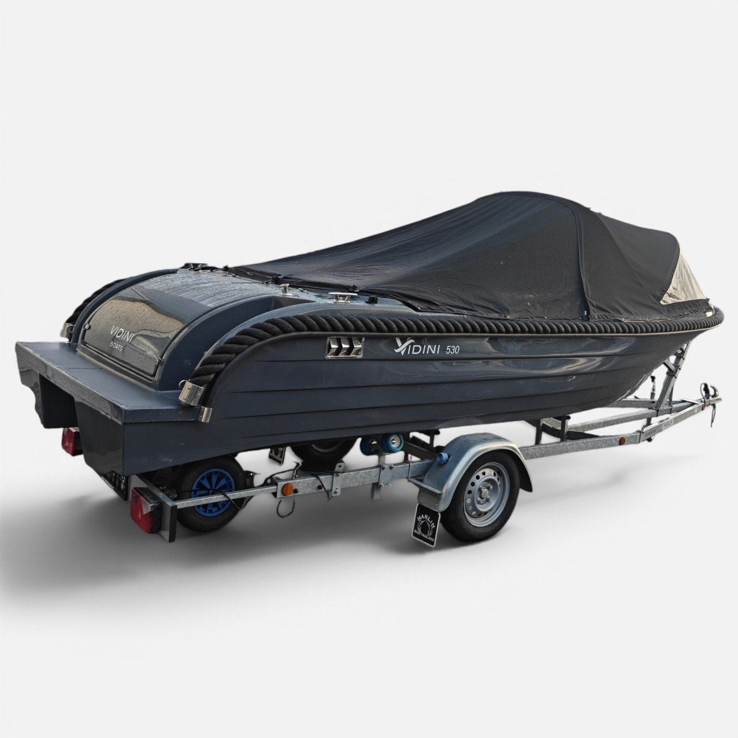 Zeer mooie Vidini 530 sloep met Honda 20 pk 4takt + Trailer, Ophalen