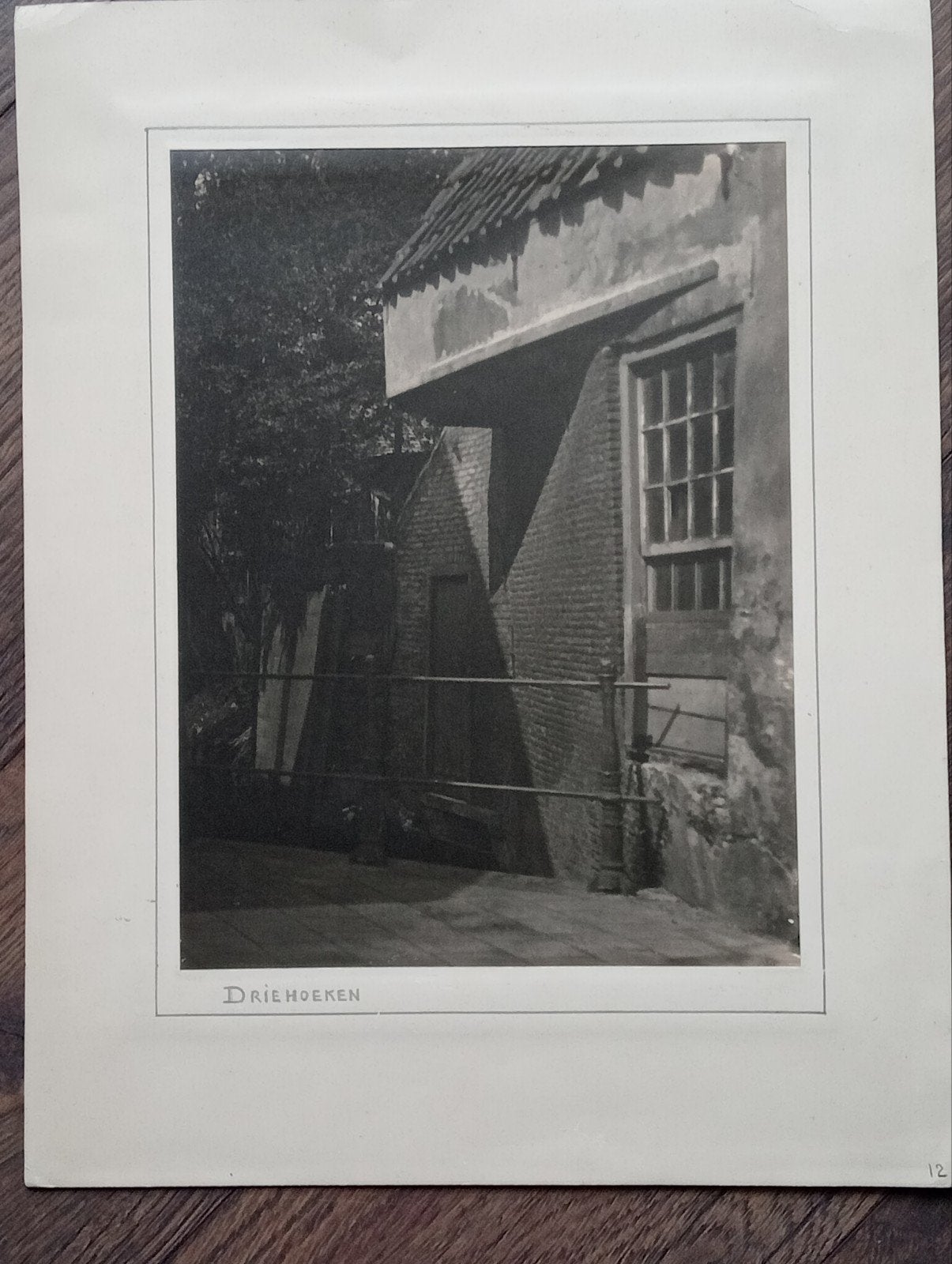 'Driehoeken' foto jaren 30, Ophalen of Verzenden, Voor 1940, Zo goed als nieuw