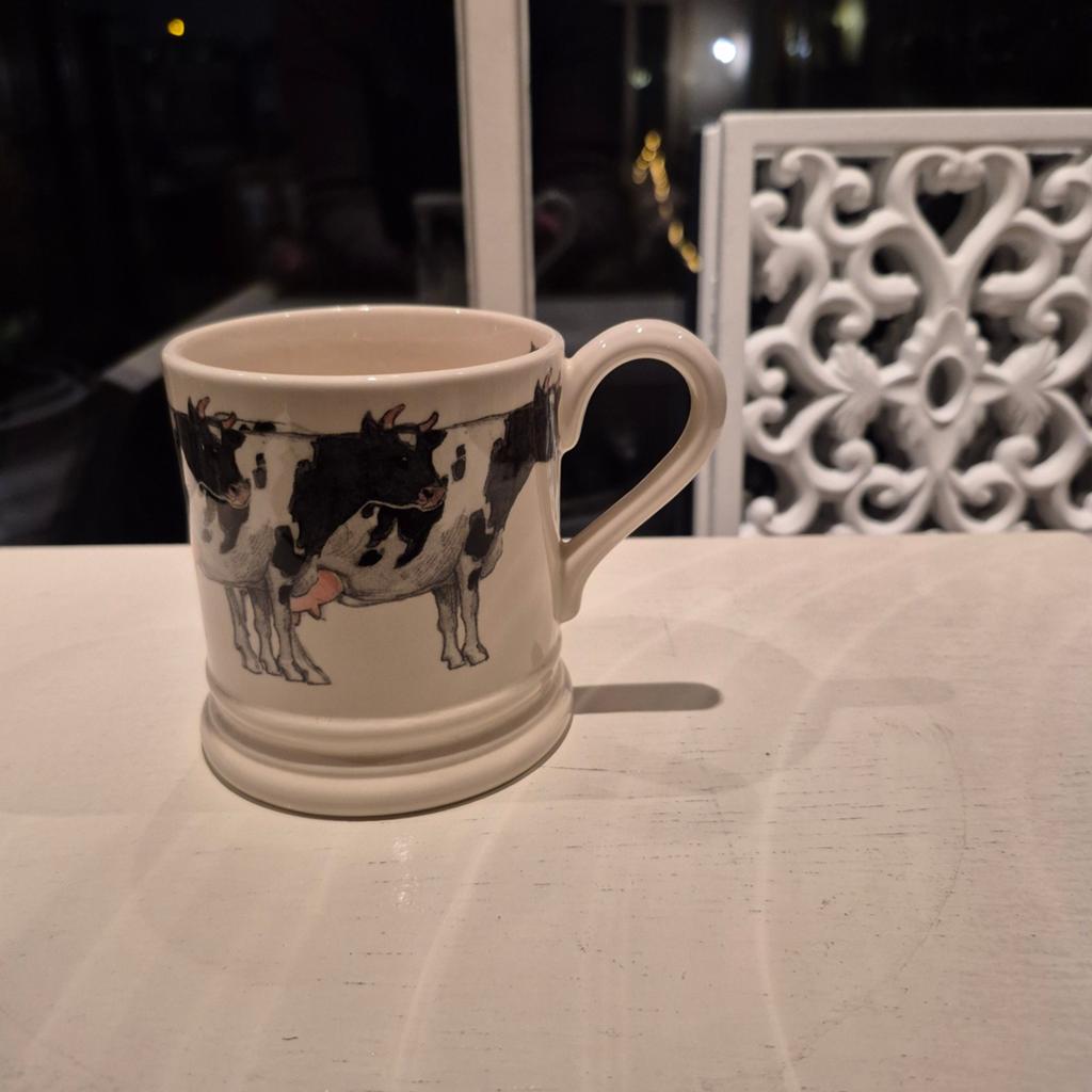 Emma Bridgewater mok 0.5 1/2pt Cows Koeien Farmanimal nieuw, Nieuw, Ophalen of Verzenden, Overige stijlen, Kop(pen) en/of Schotel(s)