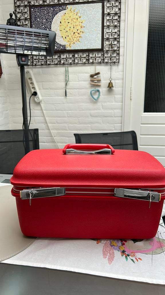Vintage samsonite beautycase, Ophalen, Gebruikt, Hard kunststof, Minder dan 50 cm