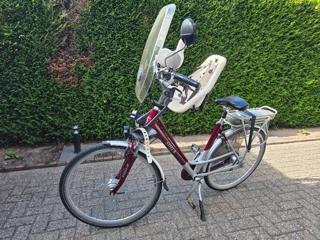 Stella Vicenza elektrische fiets - Rood, Fietsen en Brommers, Elektrische fietsen, Gebruikt, Overige merken, 51 tot 55 cm, 50 km per accu of meer