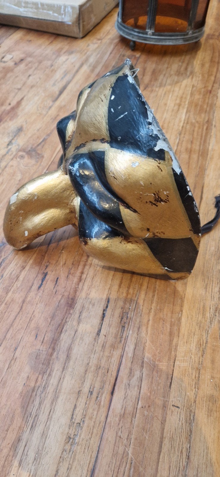 Authentiek Venetiaans Masker - Beschadigd, Ophalen of Verzenden
