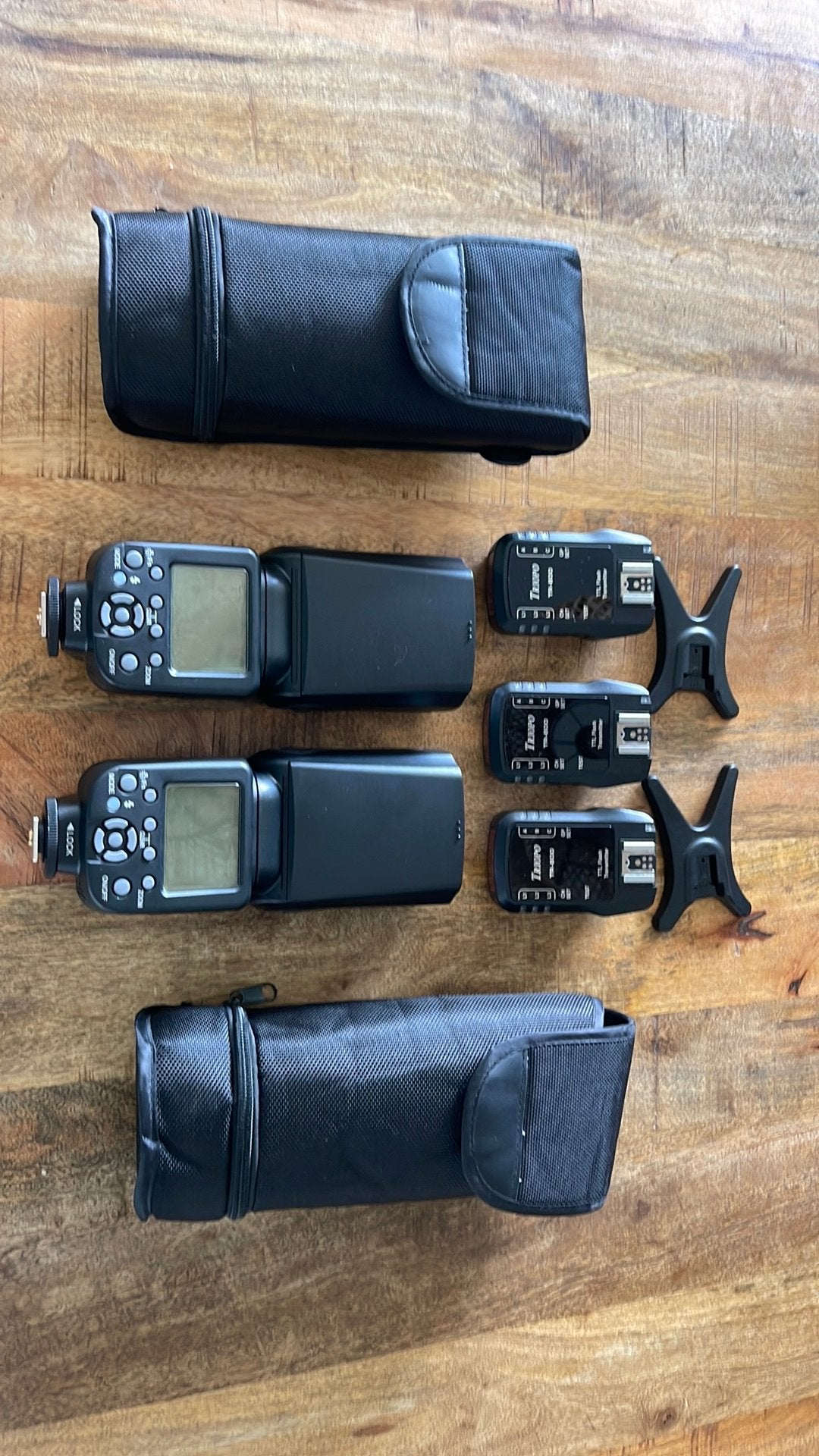Triopo TR-800 TTL Flash Transmitter & Speedlight TR-988, Canon, Externe flitser, Zo goed als nieuw, Draadloos