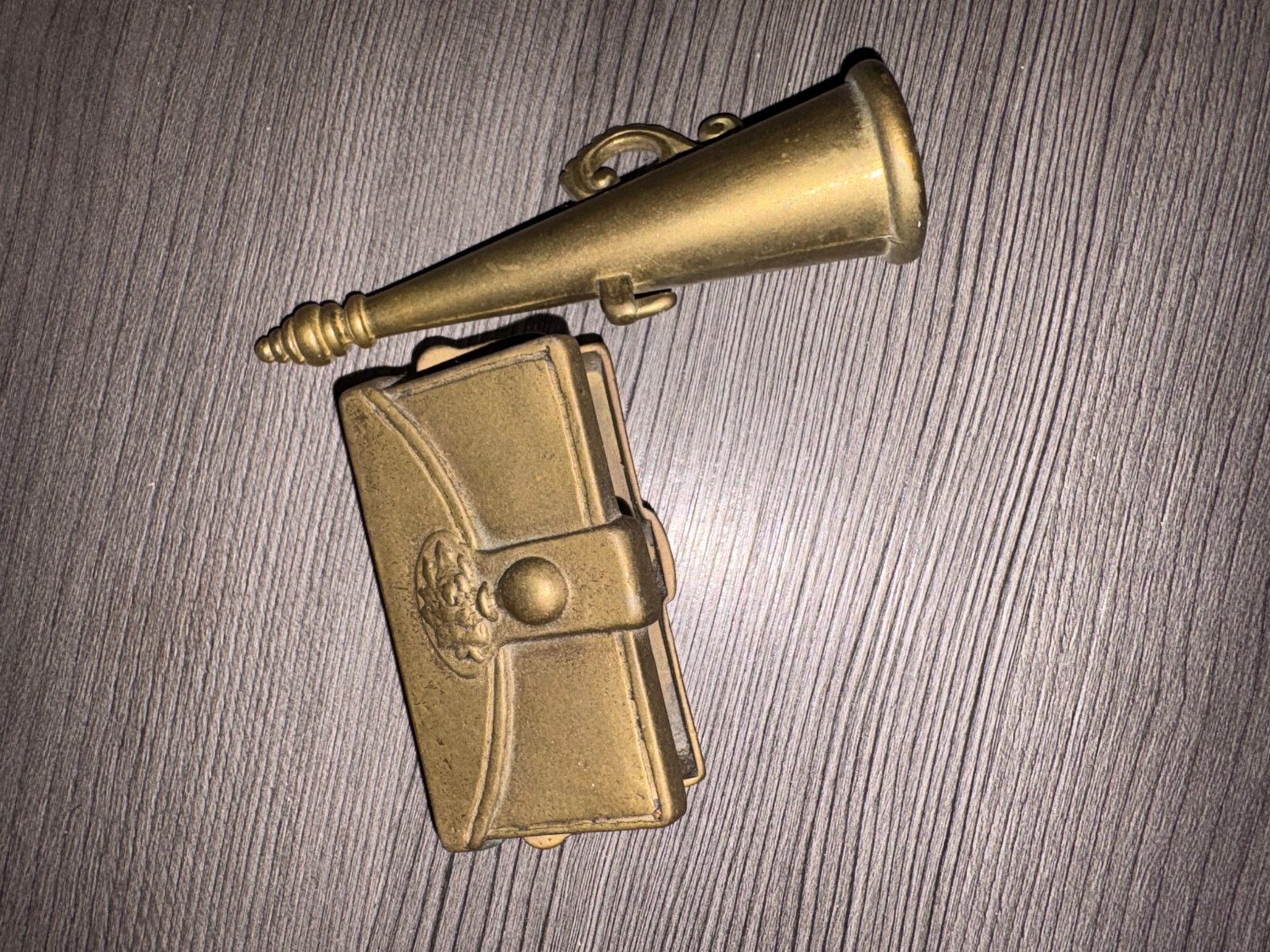Koperen fluit +doosje, Antiek en Kunst, Antiek | Koper en Brons, Ophalen, Koper